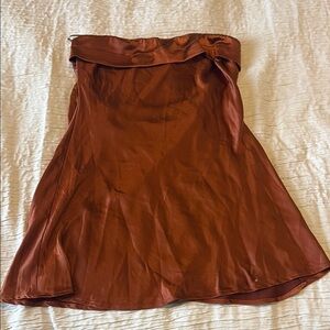 Windsor Burnt Orange Strapless Dress